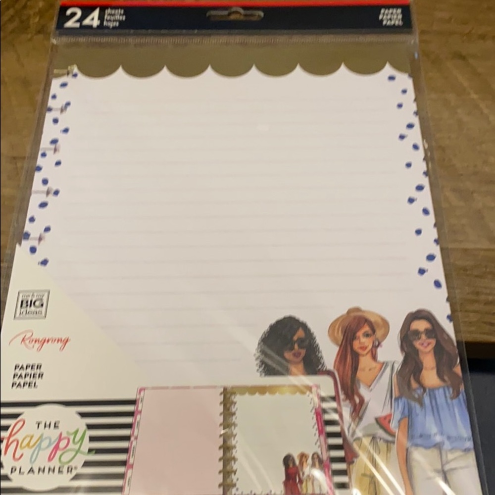 Happy Planner classic refill paper lined Rongrong